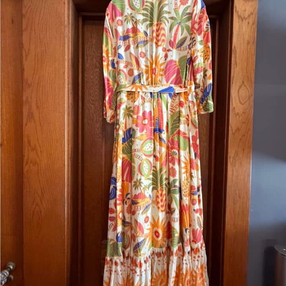 FARM Rio Multicolor Floral High Low Dress - Picture 2 of 4